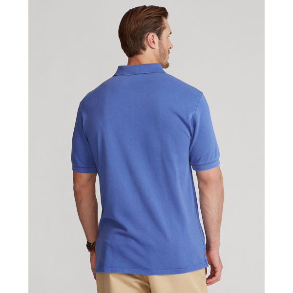 Bright Navy Spa Terry Polo Shirt Big & Tall 5