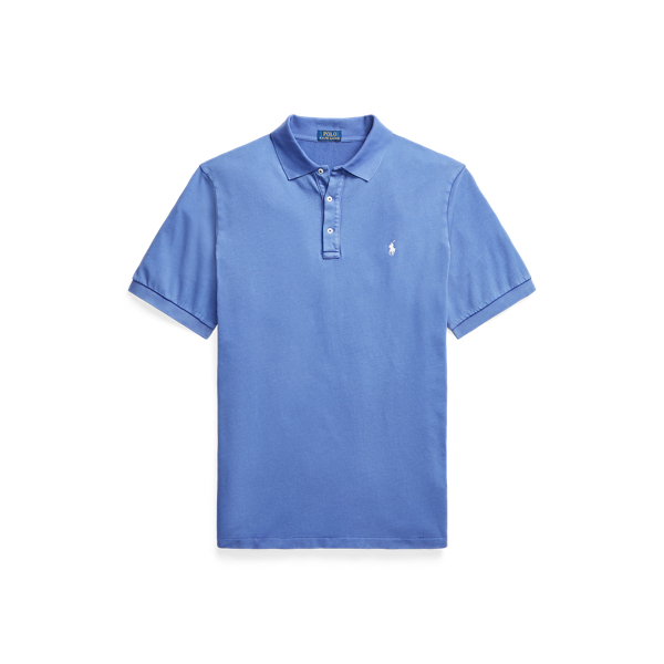 Bright Navy Spa Terry Polo Shirt Big & Tall 2