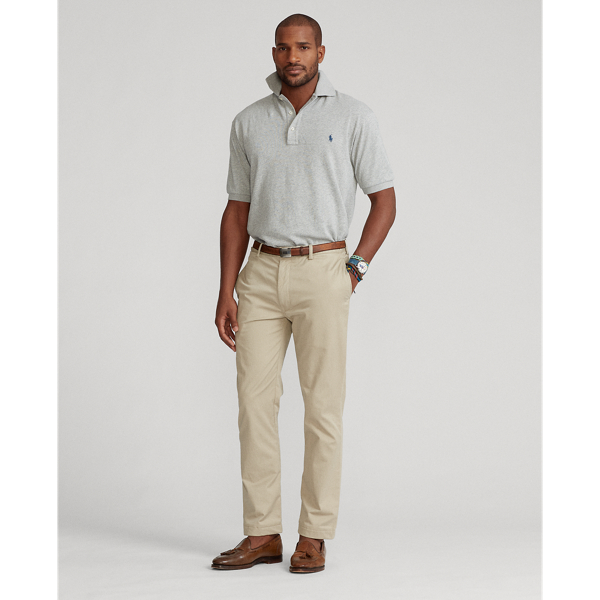 Andover Heather Spa Terry Polo Shirt Big & Tall 4