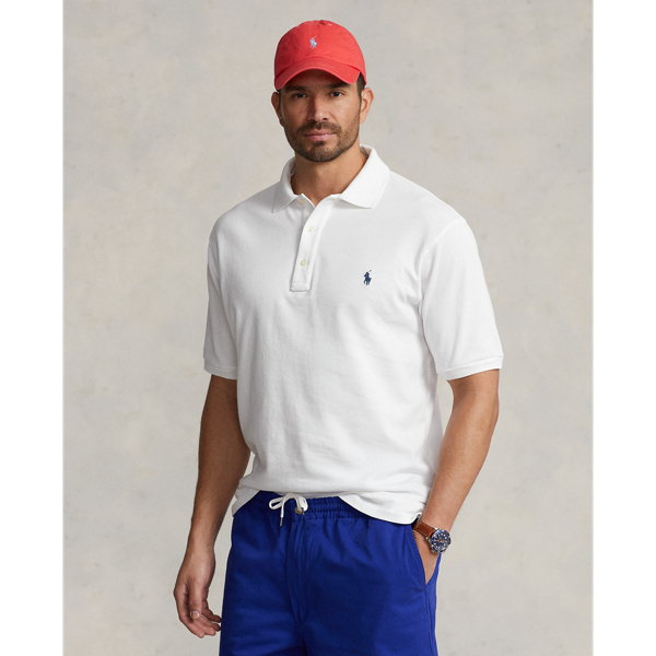 White Spa Terry Polo Shirt Big & Tall 1