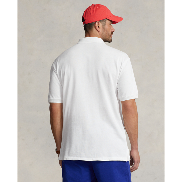 White Spa Terry Polo Shirt Big & Tall 5