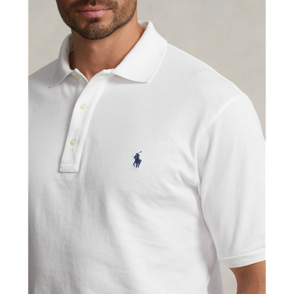 White Spa Terry Polo Shirt Big & Tall 6