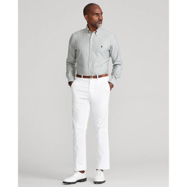 Fossil Green Classic Fit Oxford Shirt Polo Golf 3