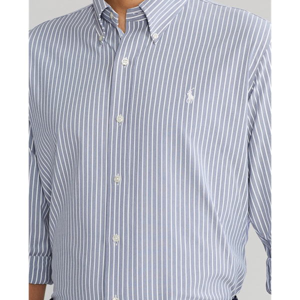 6512 Navy/White Classic Fit Performance Oxford Shirt Polo Golf 6