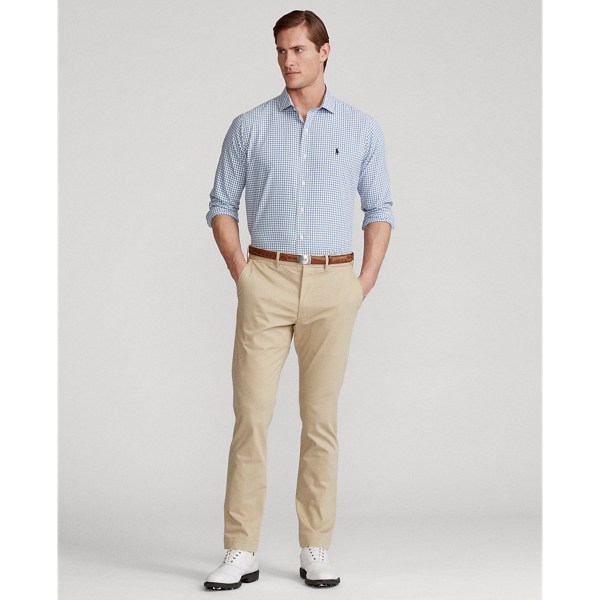 6507a Blue/White Classic Fit Performance Shirt Polo Golf 4