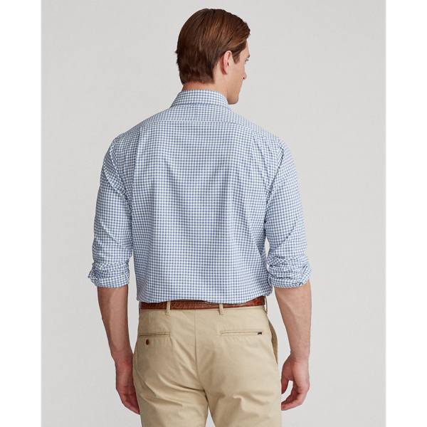 6507a Blue/White Classic Fit Performance Shirt Polo Golf 5