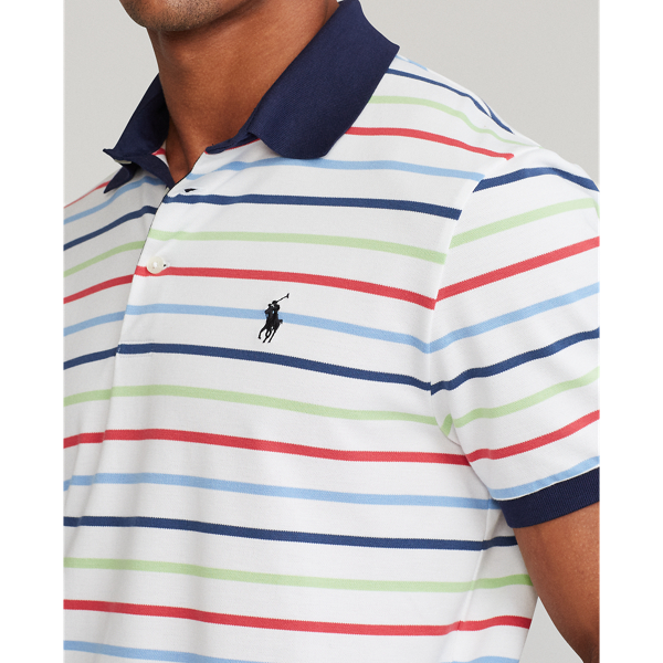 Polo&nbsp;Tech coupe ajust&eacute;e en piqu&eacute; Polo Golf en Blanc multi 6