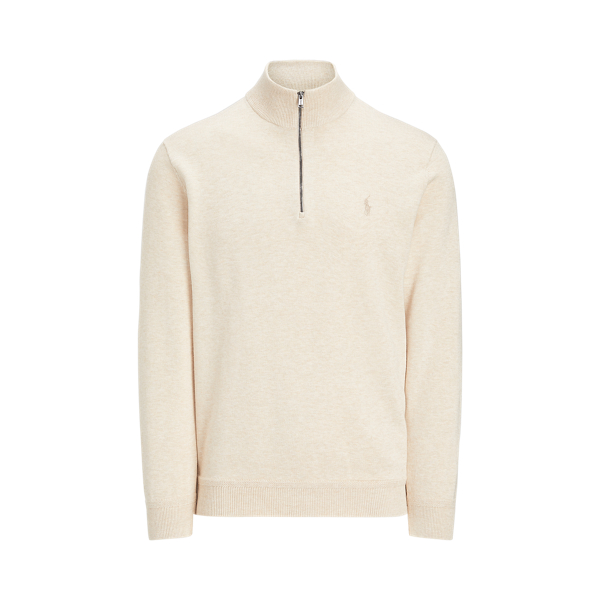 Cotton Quarter-Zip Jumper Polo Golf 1