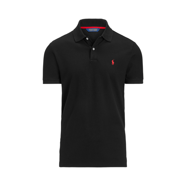 Custom Slim Fit Stretch Mesh Polo Shirt Polo Golf 1