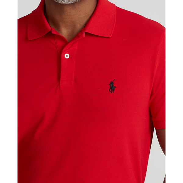 RL Red Custom Slim Fit Stretch Mesh Polo Shirt Polo Golf 6