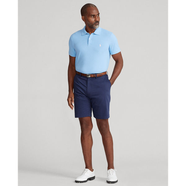 Blue Lagoon Custom Slim Fit Stretch Mesh Polo Shirt Polo Golf 4