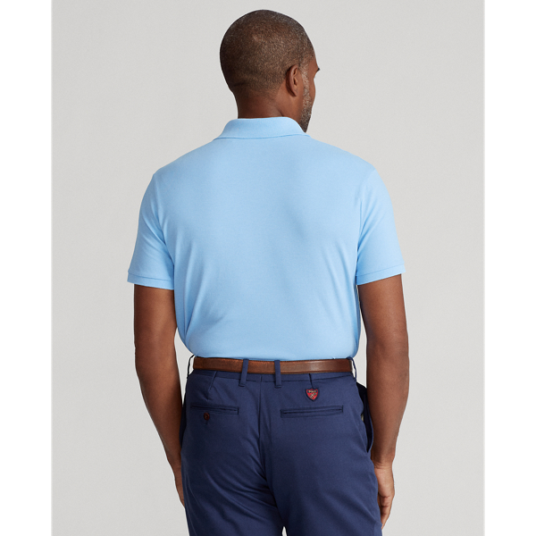 Blue Lagoon Custom Slim Fit Stretch Mesh Polo Shirt Polo Golf 5