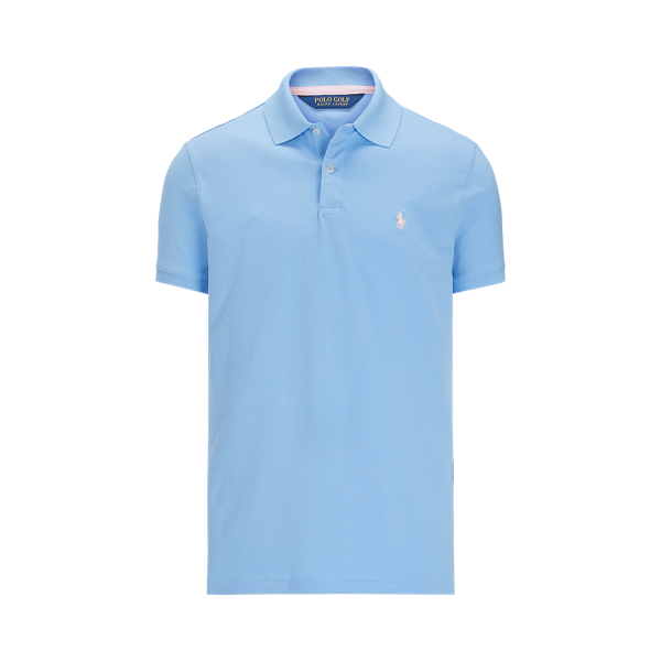 Custom Slim Fit Stretch Mesh Polo Shirt Polo Golf 1