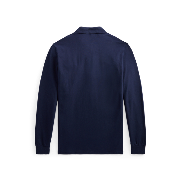 Custom Slim Fit Stretch Mesh Polo Shirt Polo Golf in Refined Navy 2
