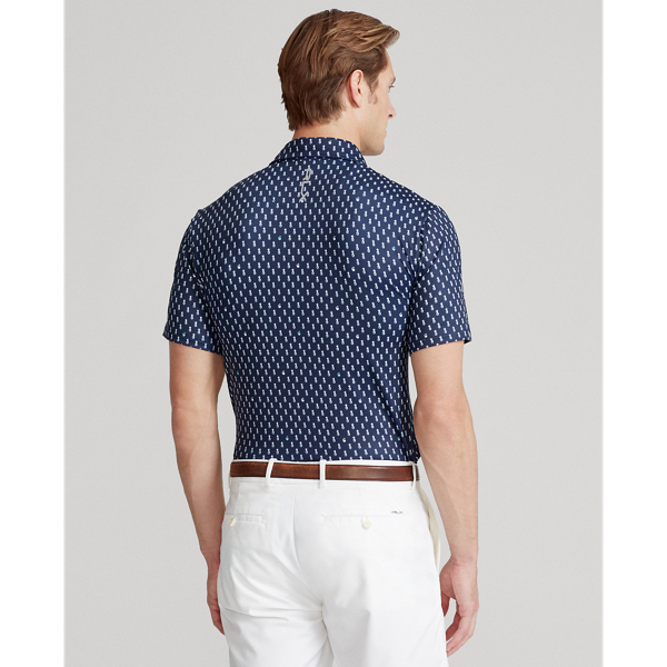 Refined Navy Custom Slim Fit Performance Polo RLX 5