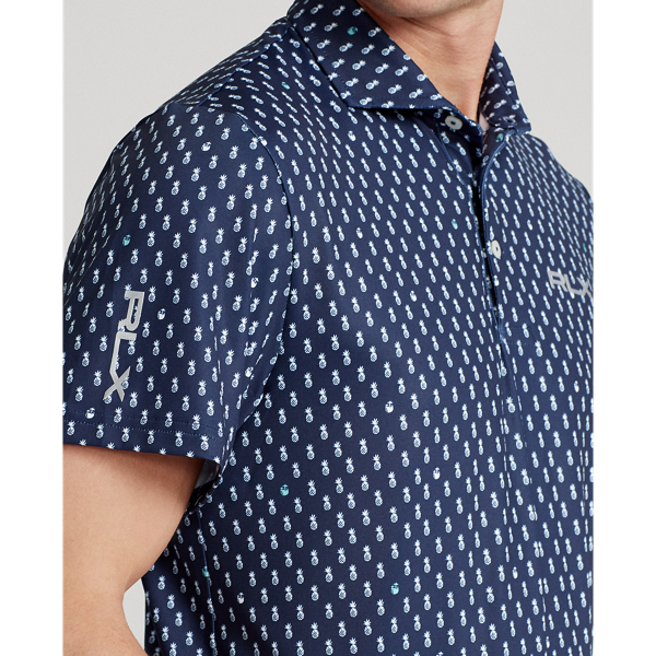 Refined Navy Custom Slim Fit Performance Polo RLX 6