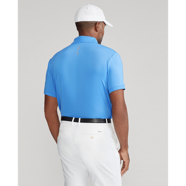 Colby Blue Custom Slim Fit Performance Polo Shirt RLX 5