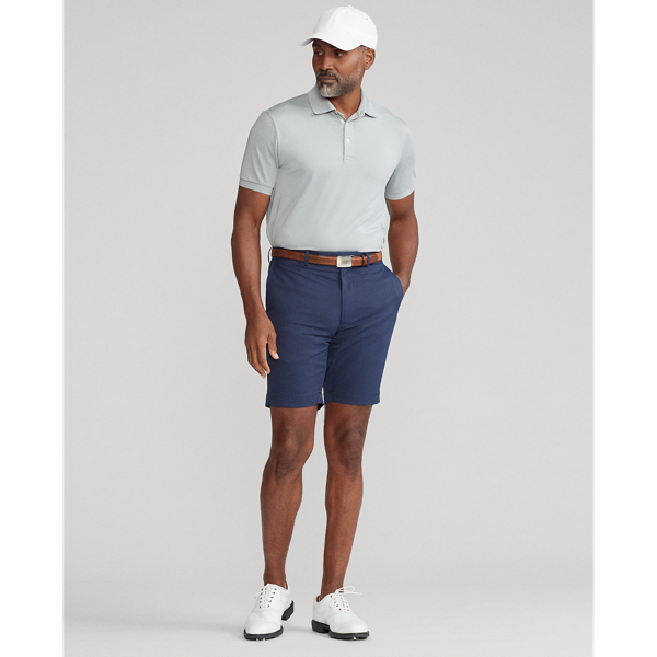 Light Grey Heather Custom Slim Fit Performance Polo Shirt RLX 4