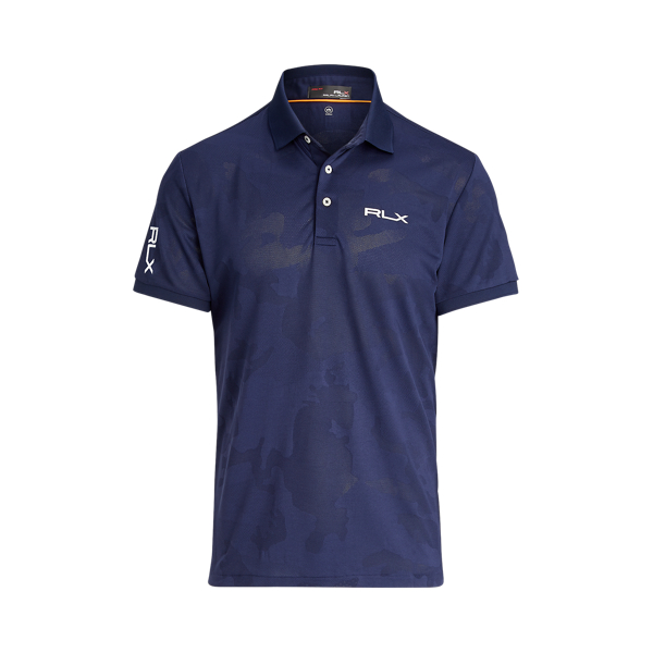 Refined Navy Camo Custom Slim Fit Performance Polo RLX 2