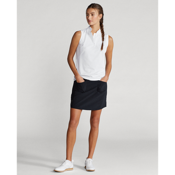 White Sleeveless Quarter-Zip RLX Golf 3