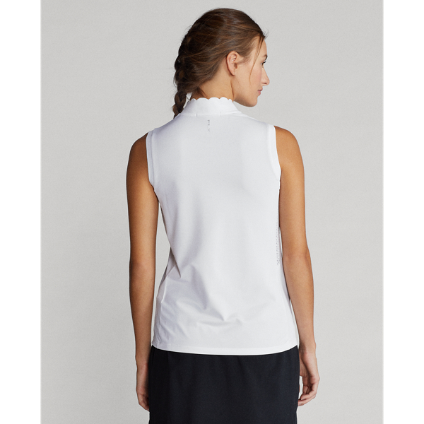 White Sleeveless Quarter-Zip RLX Golf 4