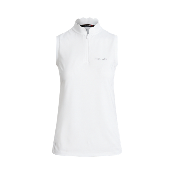 White Sleeveless Quarter-Zip RLX Golf 2