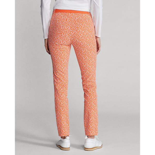Pantaloni stretch con palme RLX Golf in Spring Melon Mini Island 5