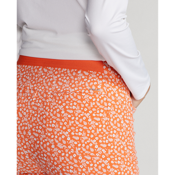 Pantaloni stretch con palme RLX Golf in Spring Melon Mini Island 6
