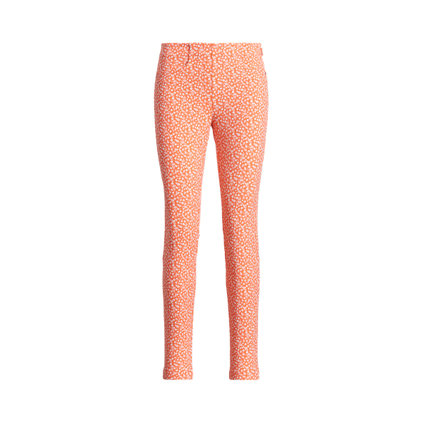 Pantaloni stretch con palme RLX Golf in Spring Melon Mini Island 2