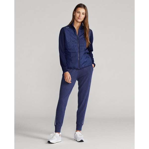 Veste de golf zipp&eacute;e hybride matelass&eacute; RLX en Refined Navy 4