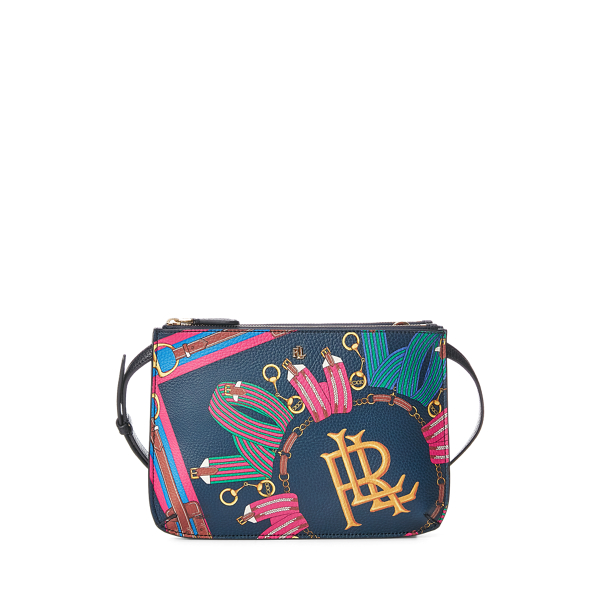 Printed Faux Leather Carter Crossbody