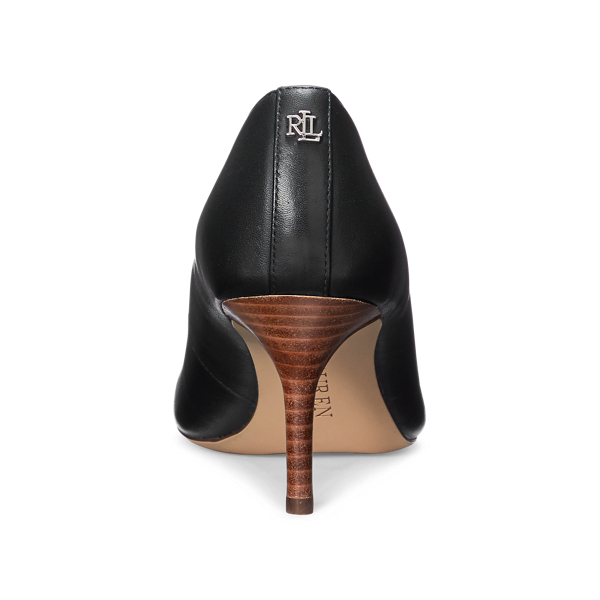 Lauren Navy/Vanilla Lanette Nappa Leather Pump Lauren 3