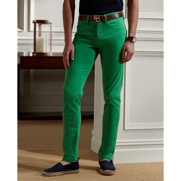 Nautical Green Slim Fit Stretch Jean Purple Label 4