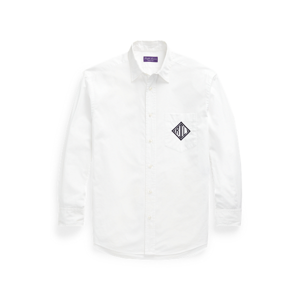 Relaxed Monogram Poplin Shirt Purple Label 1