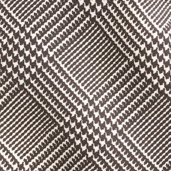 Brown/Cream Glen Plaid Silk Tie Purple Label 3