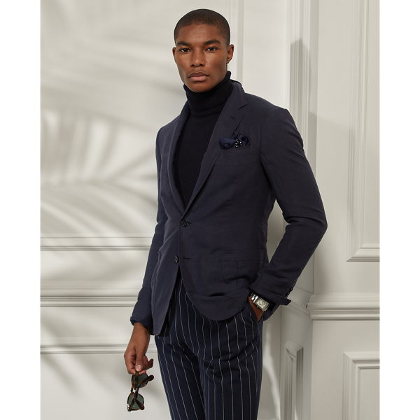 Kent Hand-Tailored Silk-Linen Jacket