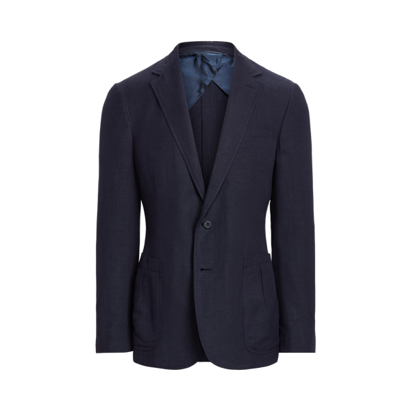 Veste Kent confectionn&eacute; main soie et lin Purple Label en 1