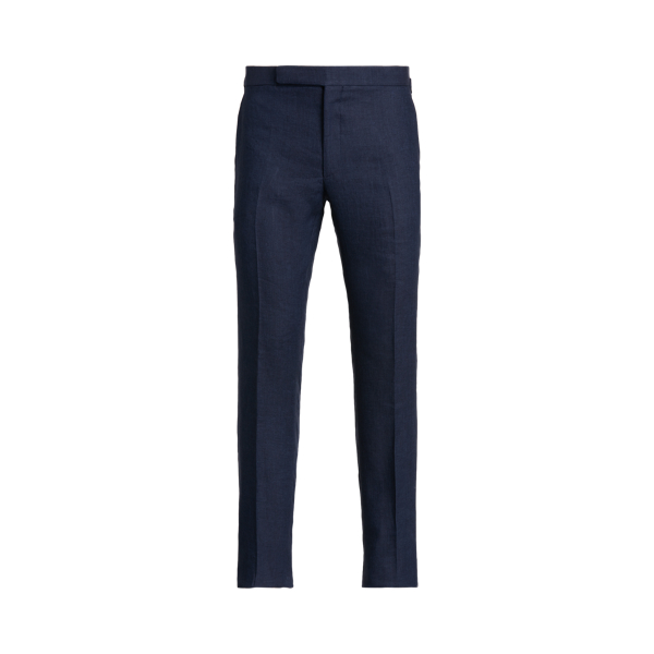 Pantal&oacute;n de traje Gregory de seda y lino Purple Label en 1