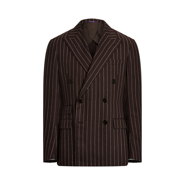 Kent Striped Dobby Sport Coat Purple Label 1