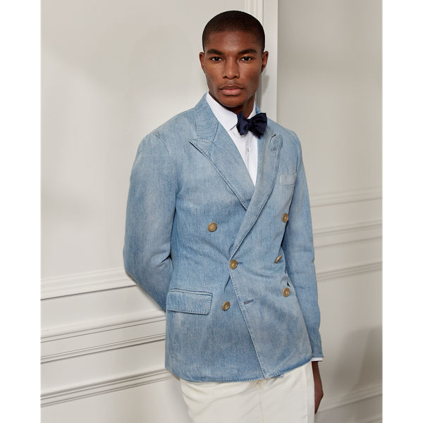 Chaqueta de traje vaquera deste&ntilde;ida Kent