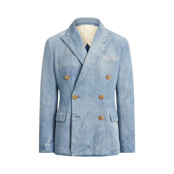 Kent Faded Denim Suit Jacket Purple Label in 1