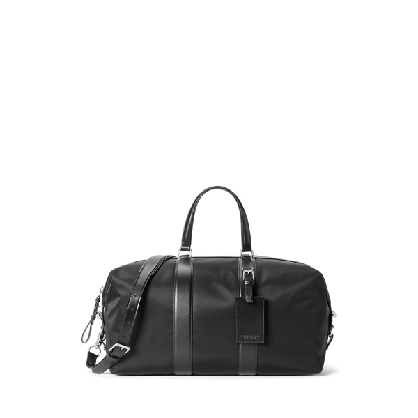 Calfskin-Trim Twill Duffel