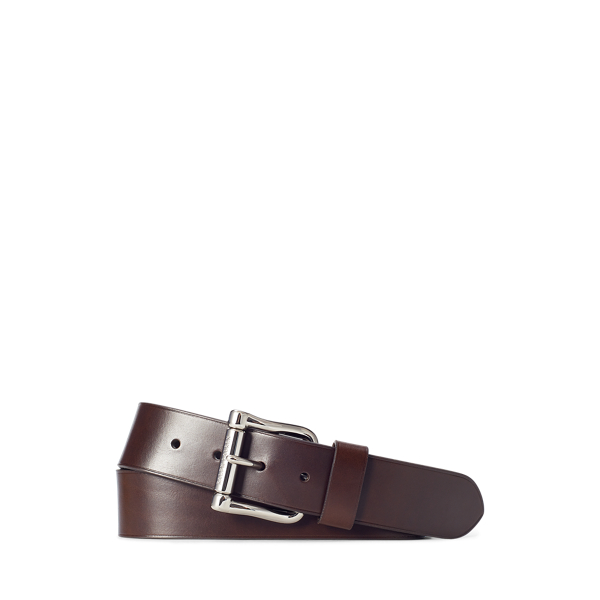 Leather Roller-Buckle Belt Purple Label em 1
