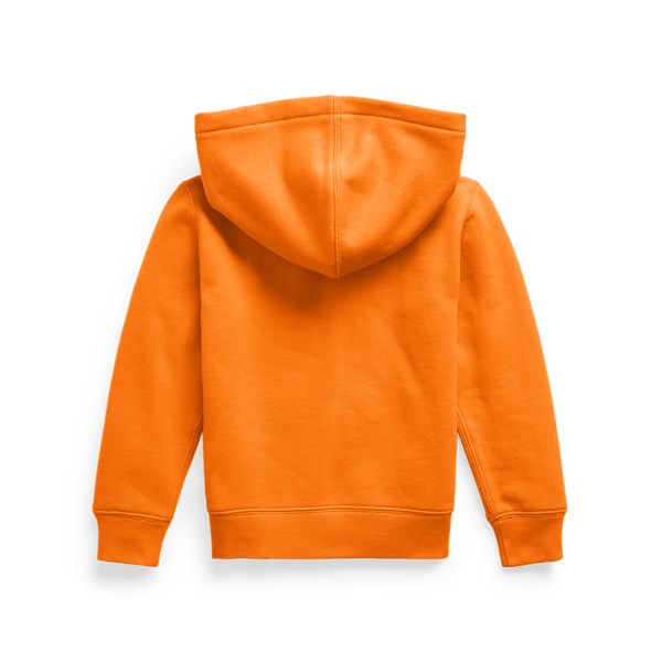 Resort Orange Fleece Hoodie Boys 2-7 for fall 2