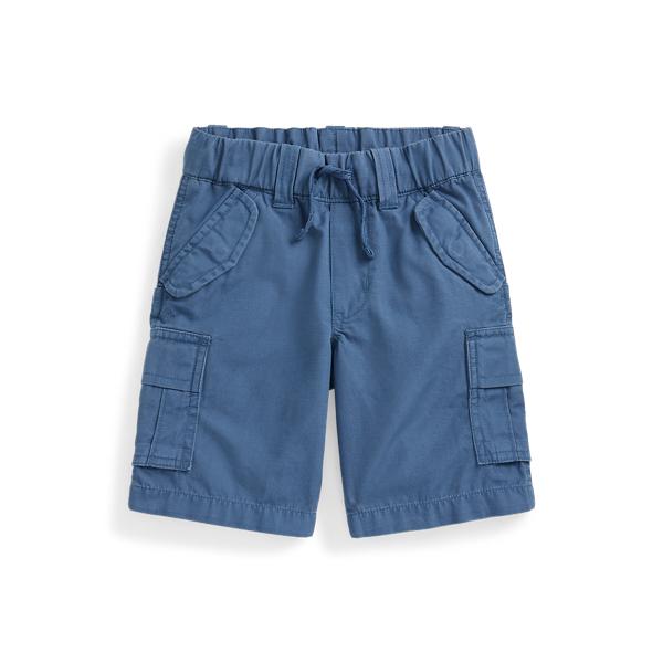 Night Navy Cotton Ripstop Cargo Short Boys 2-7 1