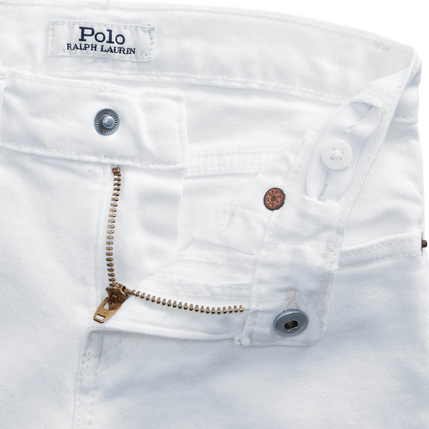 Детские джинсы Ralph Lauren Sullivan Slim Stretch, цвет: Белый — фото 4