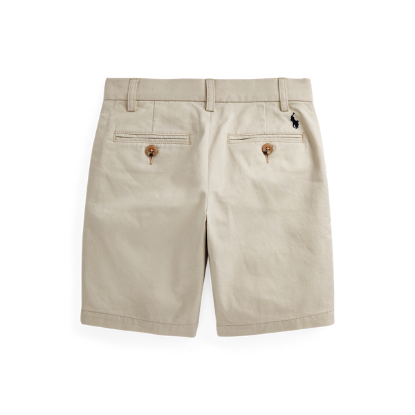 Basic Sand Straight Fit Stretch Chino Short Boys 2-7 for back to school 2