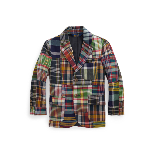 Patchwork Cotton Madras Sport Coat