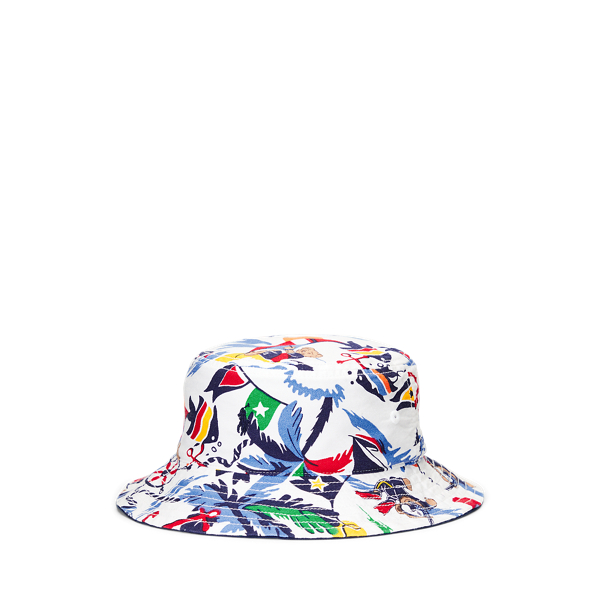 Bob r&eacute;versible en coton Oxford Boys 1.5-6 Years en 1