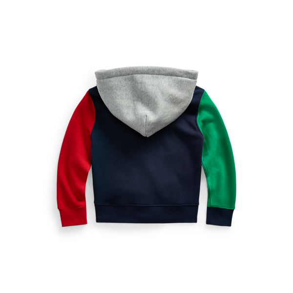 Cruise Navy Multi Polo Bear Fleece Hoodie Boys 1.5-6 Years 2